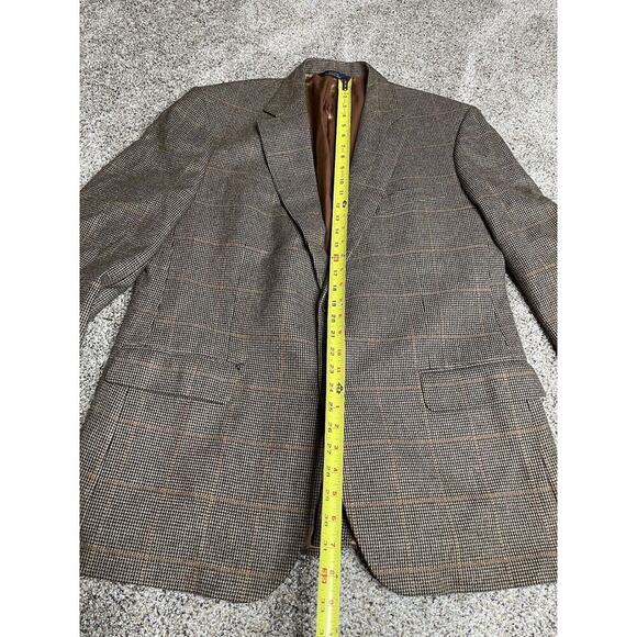 Vintage Brooks Brothers Mens Blazer Sport Coat Jacket Size 44L Wool Cashmere - Picture 10 of 12